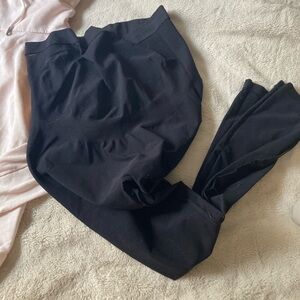 Black Leggings  maternity pants - m/L